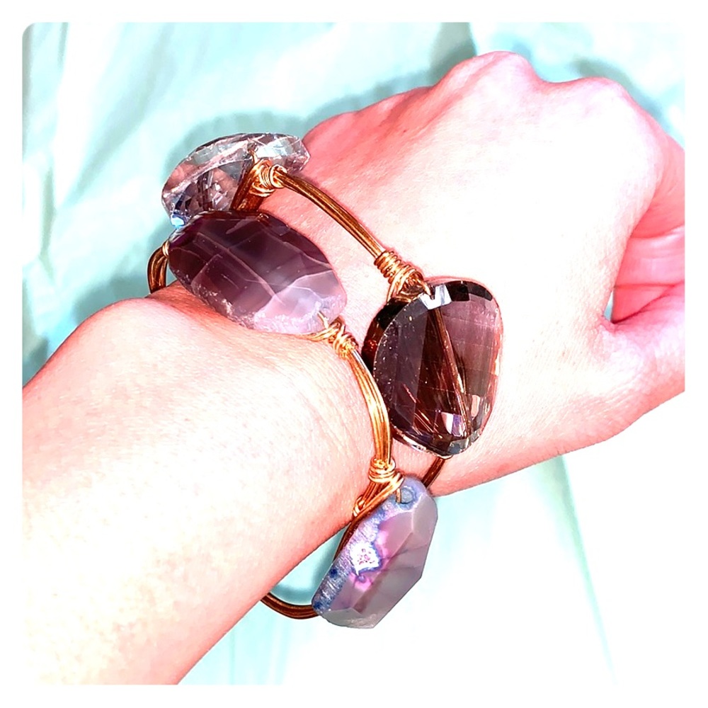 Bourbon and Boweties- two bracelets